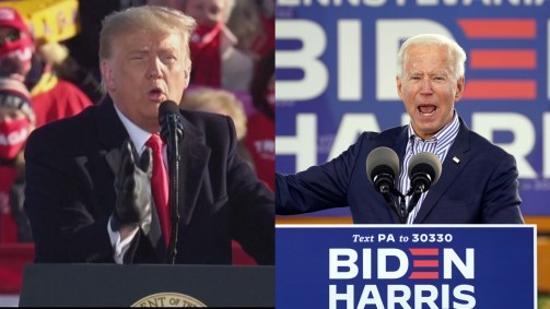 Donald Trump e Joe Biden