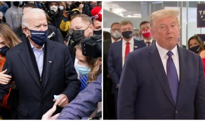 Biden e Trump buscam votos a poucas horas do fechamento das urnas