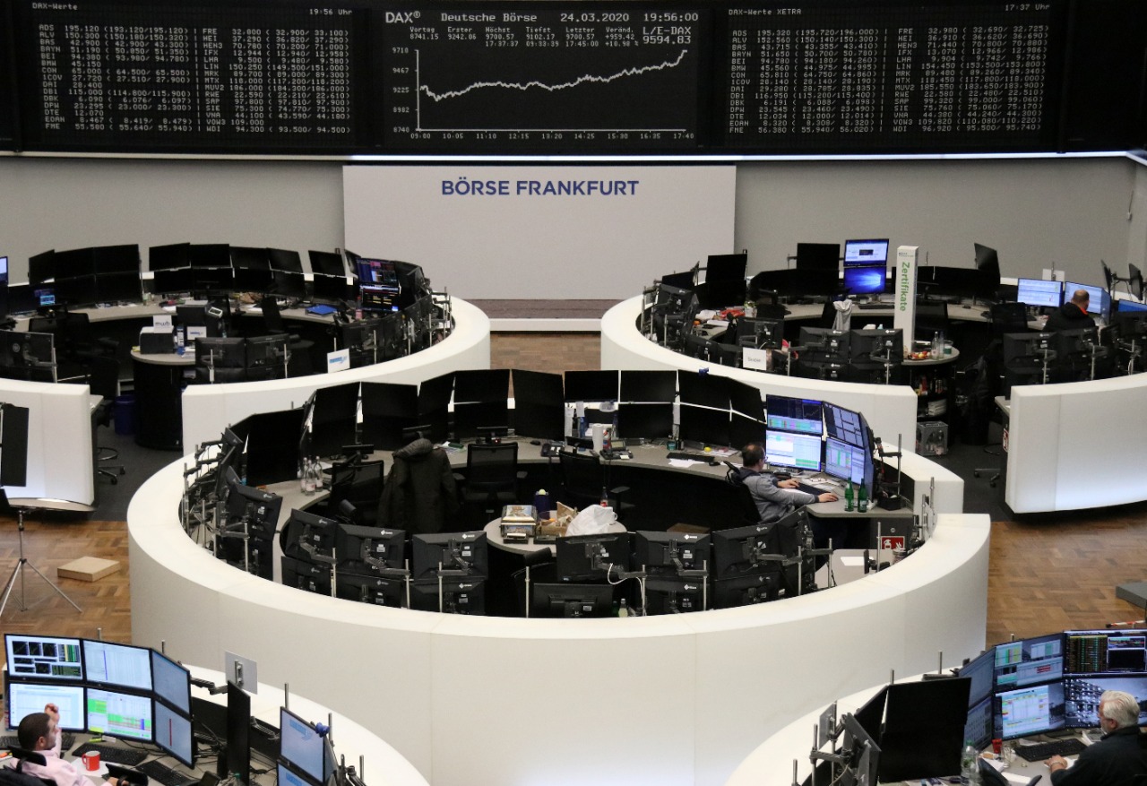 A bolsa de Frankfurt