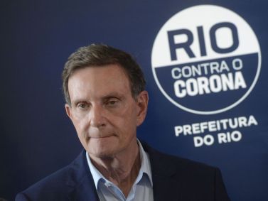 Prefeito do Rio de Janeiro, Marcelo Crivella, apresenta medidas contra coronavír