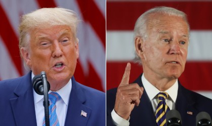Trump e Biden disputam a Casa Branca