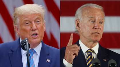 Trump e Biden disputam a Casa Branca