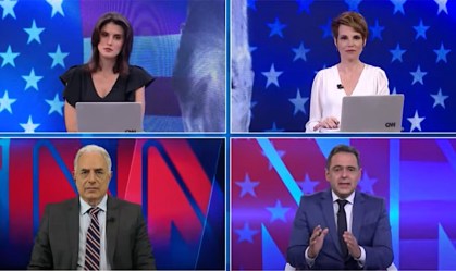 CNN supera audiência de canais abertos com a cobertura das eleições nos EUA