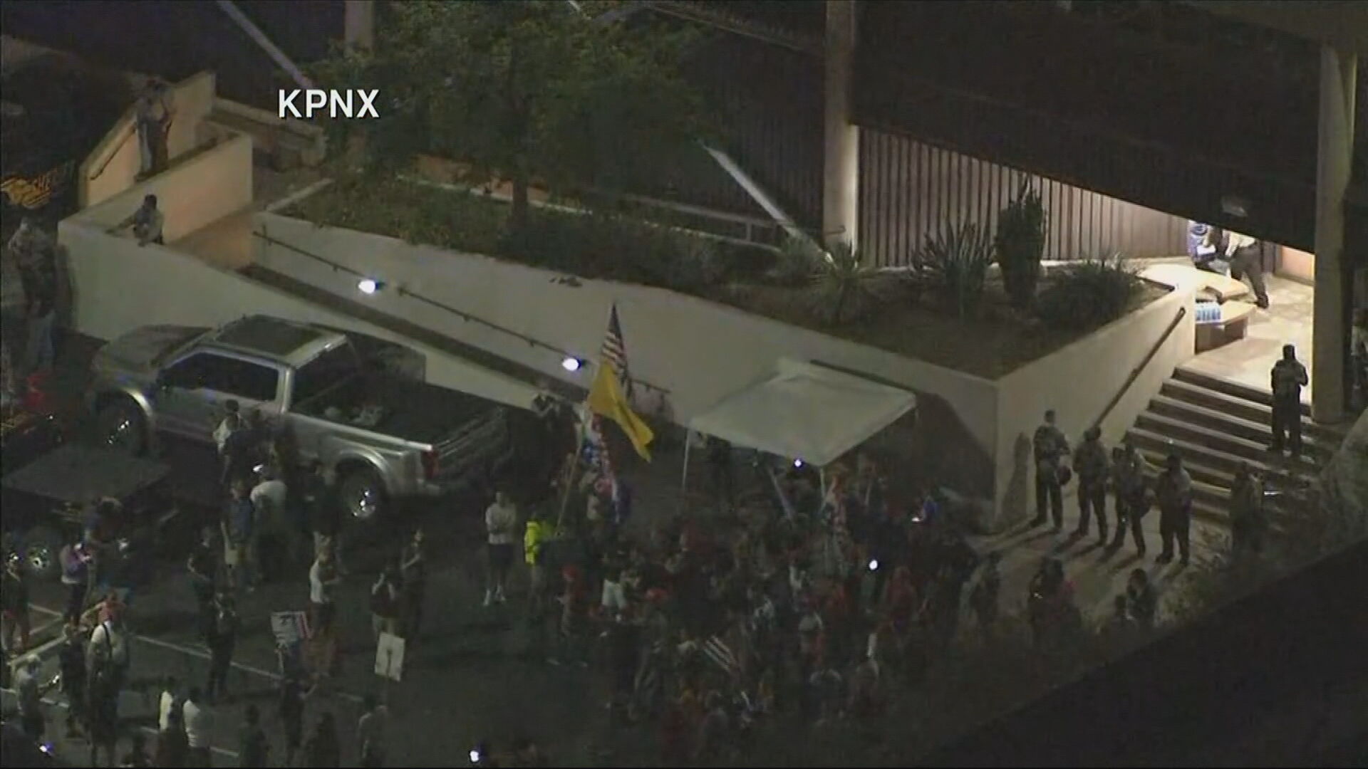 Protestos em Phoenix, no estado americano do Arizona  (05.nov.2020)