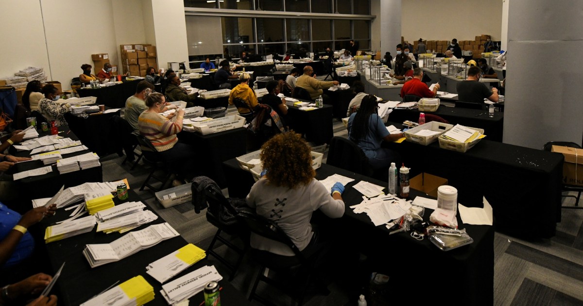Juiz anula intimação sobre trabalhadores da eleição na Geórgia em 2020
