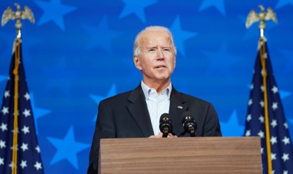 Joe Biden durante discurso nos Estados Unidos