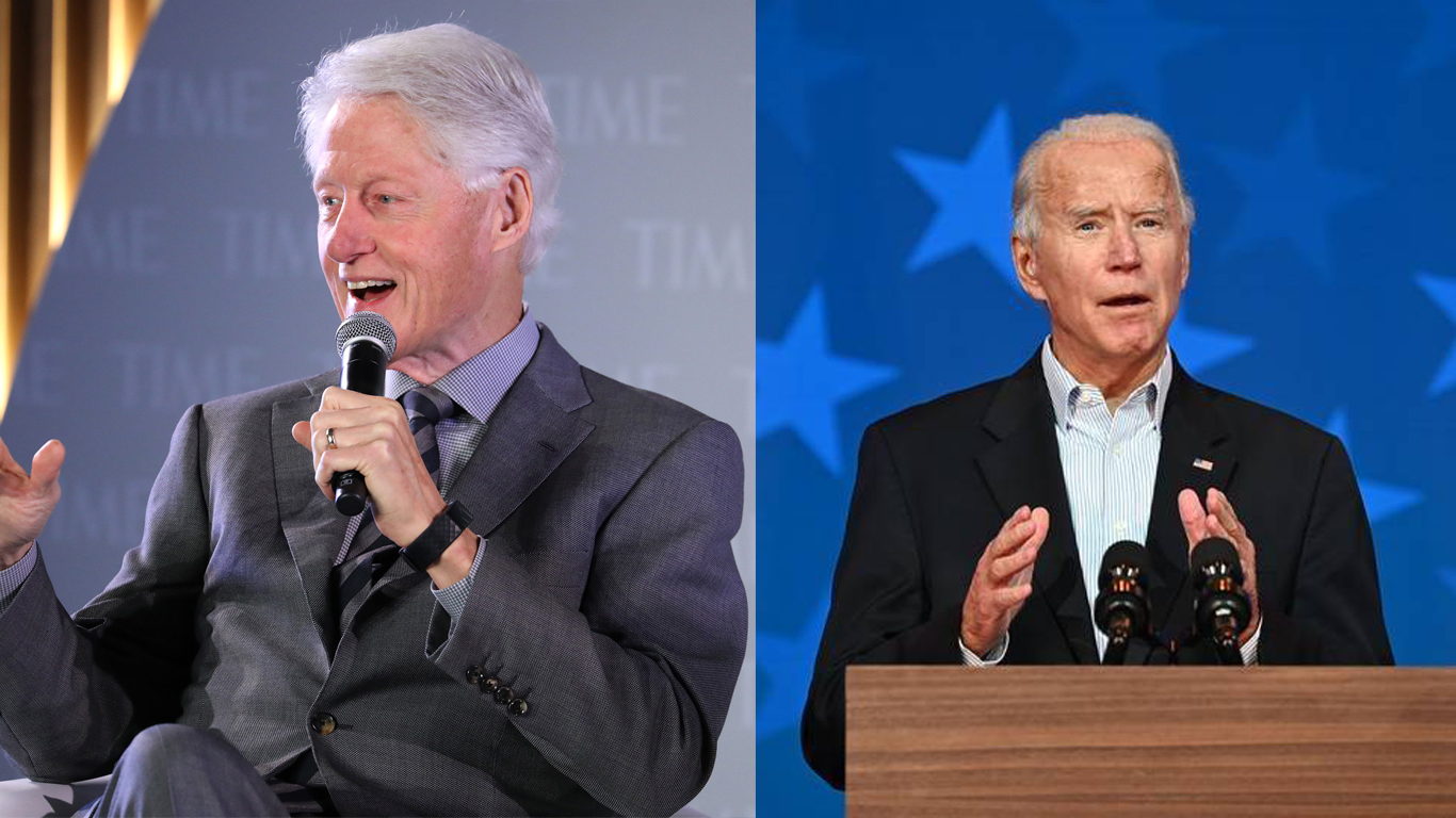 Biden e Clinton