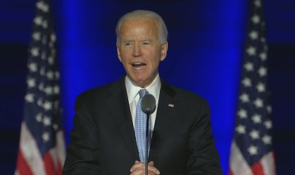 'Que a era sombria comece a terminar': Leia o discurso de Joe Biden após eleito