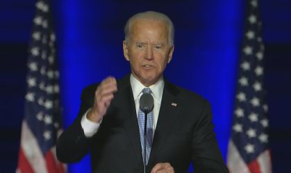 O presidente eleito dos EUA, Joe Biden (07.nov.2020)