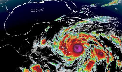 Tempestade tropical Eta chega à costa de Cuba
