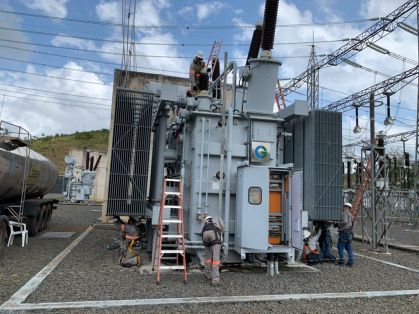 Ministério de Minas e Energia faz uma visita técnica à subestação de Laranjal do