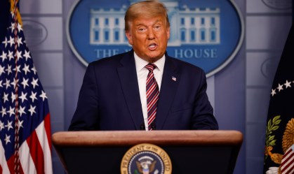 O republicano Donald Trump