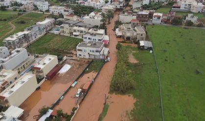 Enchente invade ilha de Creta, na Grécia; veja imagens