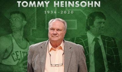 Tommy Heinsohn, lenda do Boston Celtics, morre aos 86 anos