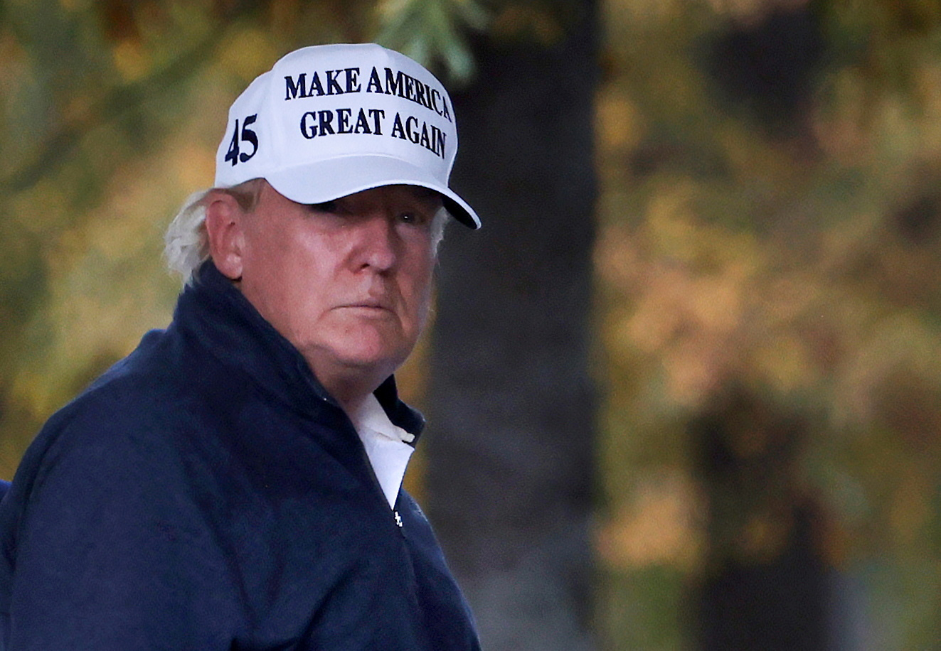 O presidente dos EUA, Donald Trump, em Washington