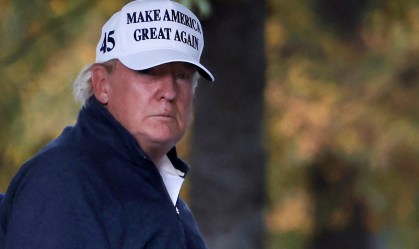 O presidente dos EUA, Donald Trump, em Washington