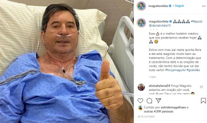 Maguito Vilela melhora de quadro de Covid-19 e não corre risco