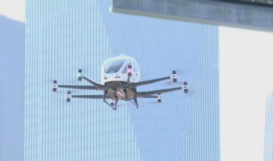 Táxi-drone não tripulado é testado na Coreia do Sul
