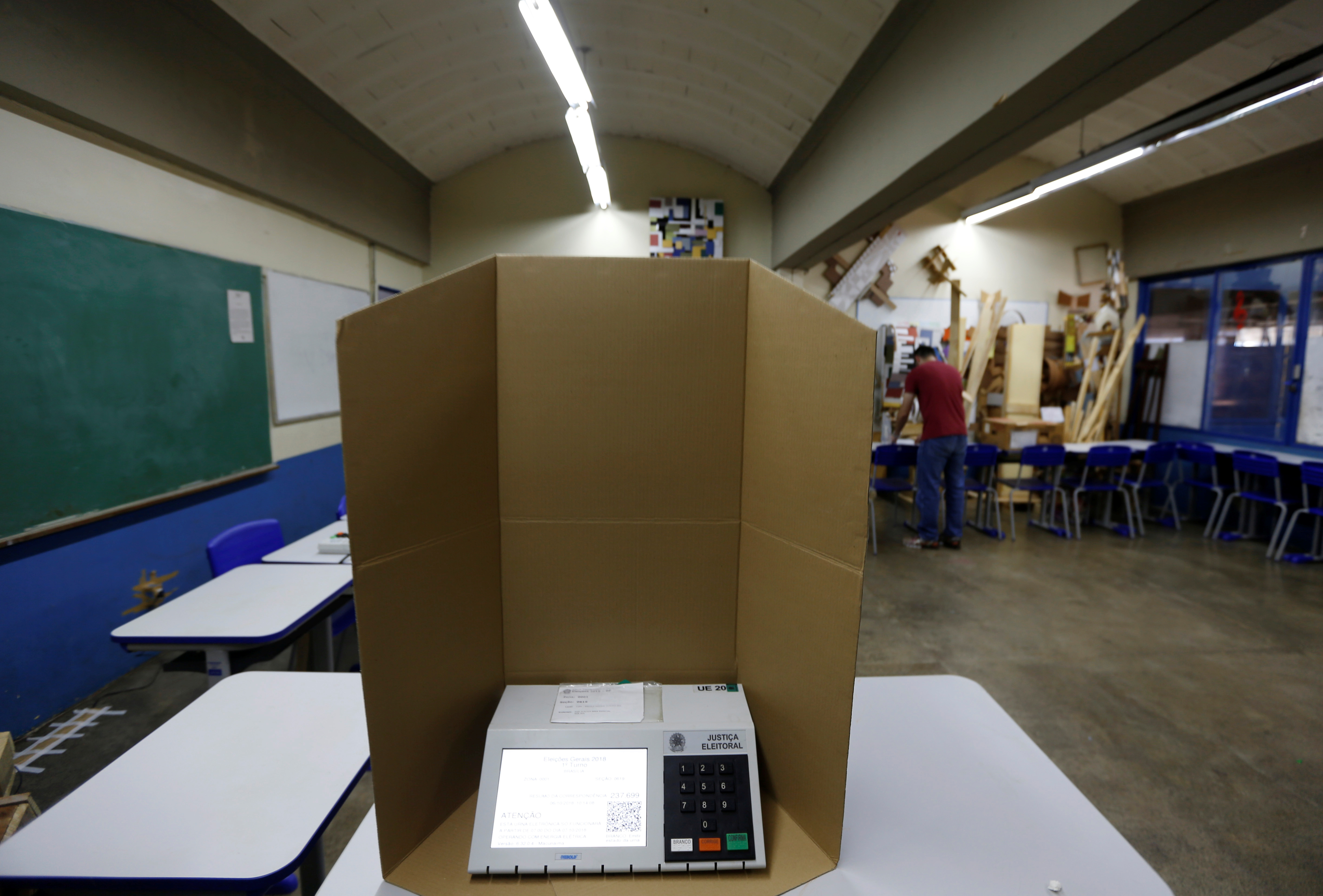 Urna eletrônica em Brasília (Arquivo: 06/10/2020)