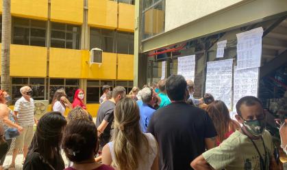 Seção eleitoral em Goiânia