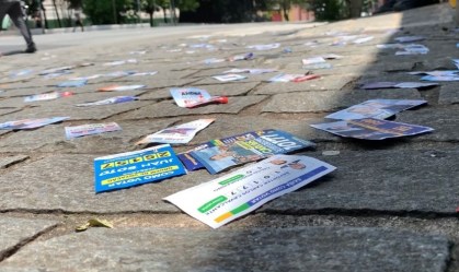 MPE orienta fiscalização contra derramamento de ‘santinhos’ nas eleições