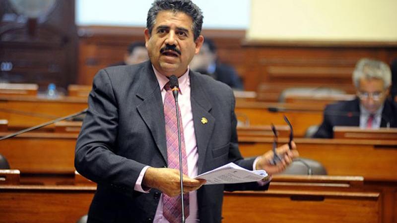 O presidente interino do Peru, Manuel Merino