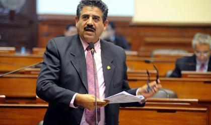 O presidente interino do Peru, Manuel Merino