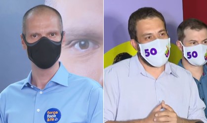 Segundo turno em SP: Covas exalta experiência e Boulos defende mudança