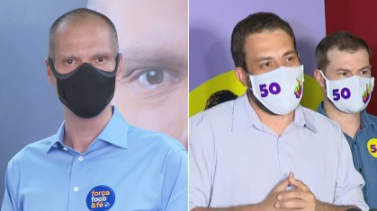 Bruno Covas e Guilherme Boulos