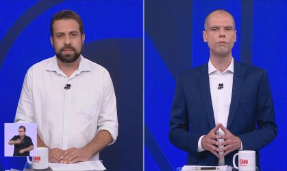 Boulos e Covas debatem segunda onda de Covid, impostos e apoio de Lula e Doria