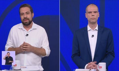Boulos e Covas falam sobre PPPs, moradores de rua, pandemia e Cracolândia
