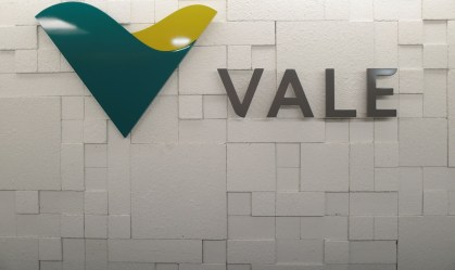 Logo da Vale em prédio no Rio de Janeiro
