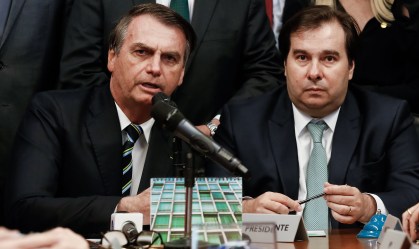 Maia intensifica articulação para eleição na Câmara; Bolsonaro discute cenários