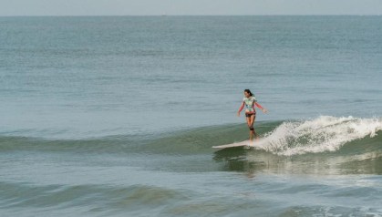 Surfista na água