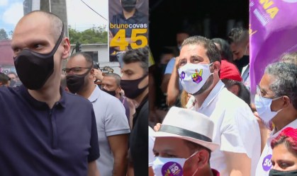 Confira o dia das campanhas de Bruno Covas e Guilherme Boulos nesta quinta (26)