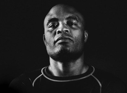 O lutador brasileiro Anderson Silva