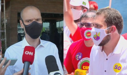 Campanha em SP: Bruno Covas vai a culto; Boulos faz carreata