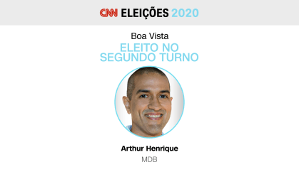 Arthur Henrique (MDB) é eleito prefeito de Boa Vista no segundo turno (29.nov.20