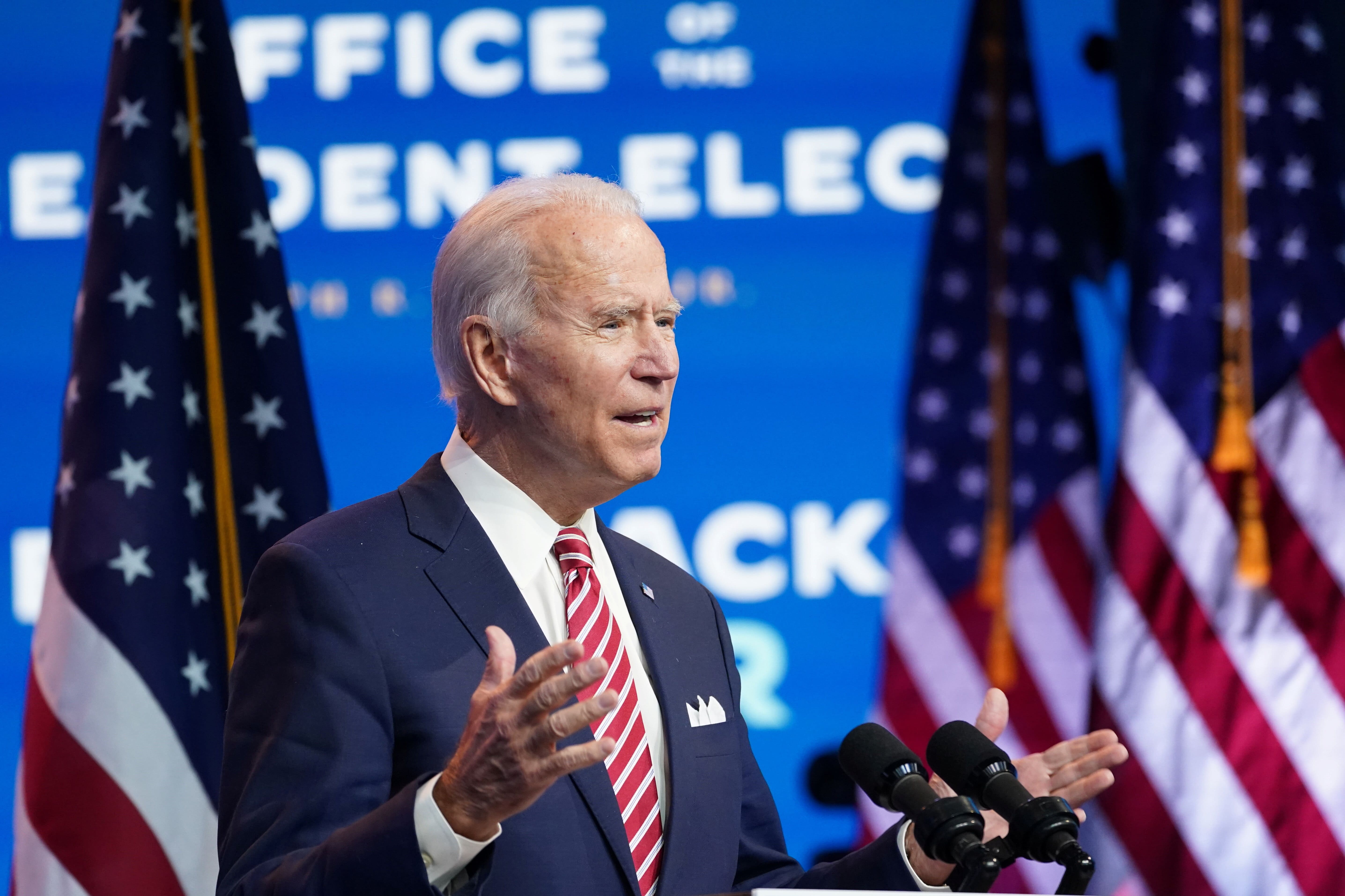 Biden discursa