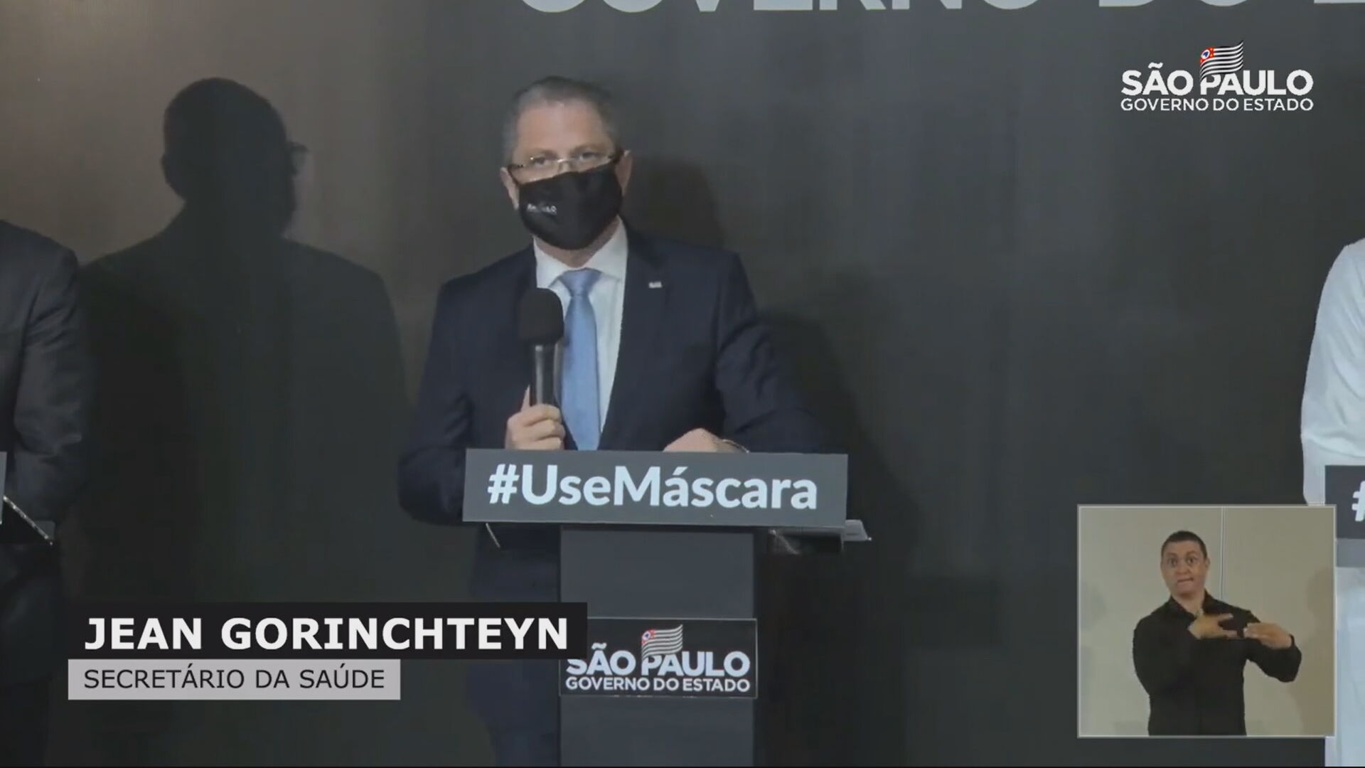 Jean Gorinchteyn, secretário estadual de saúde de SP (25.nov.2020)