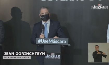 Jean Gorinchteyn, secretário estadual de saúde de SP (25.nov.2020)