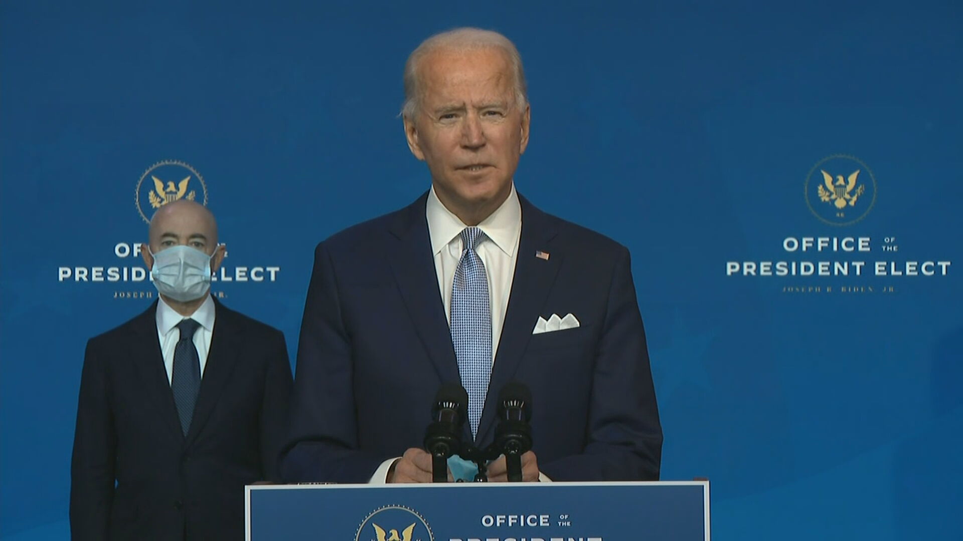 O presidente eleito dos Estados Unidos, Joe Biden