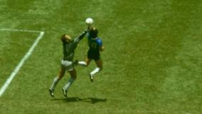&quot;Mão de Deus&quot;: Momentos antes de Maradona fazer gol de mão na Copa de 1986