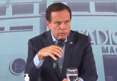Segundo fontes, o governador de São Paulo, João Doria (PSDB), poderá abrir mão da candidatura dependendo da decisão dos partidos sobre a federação