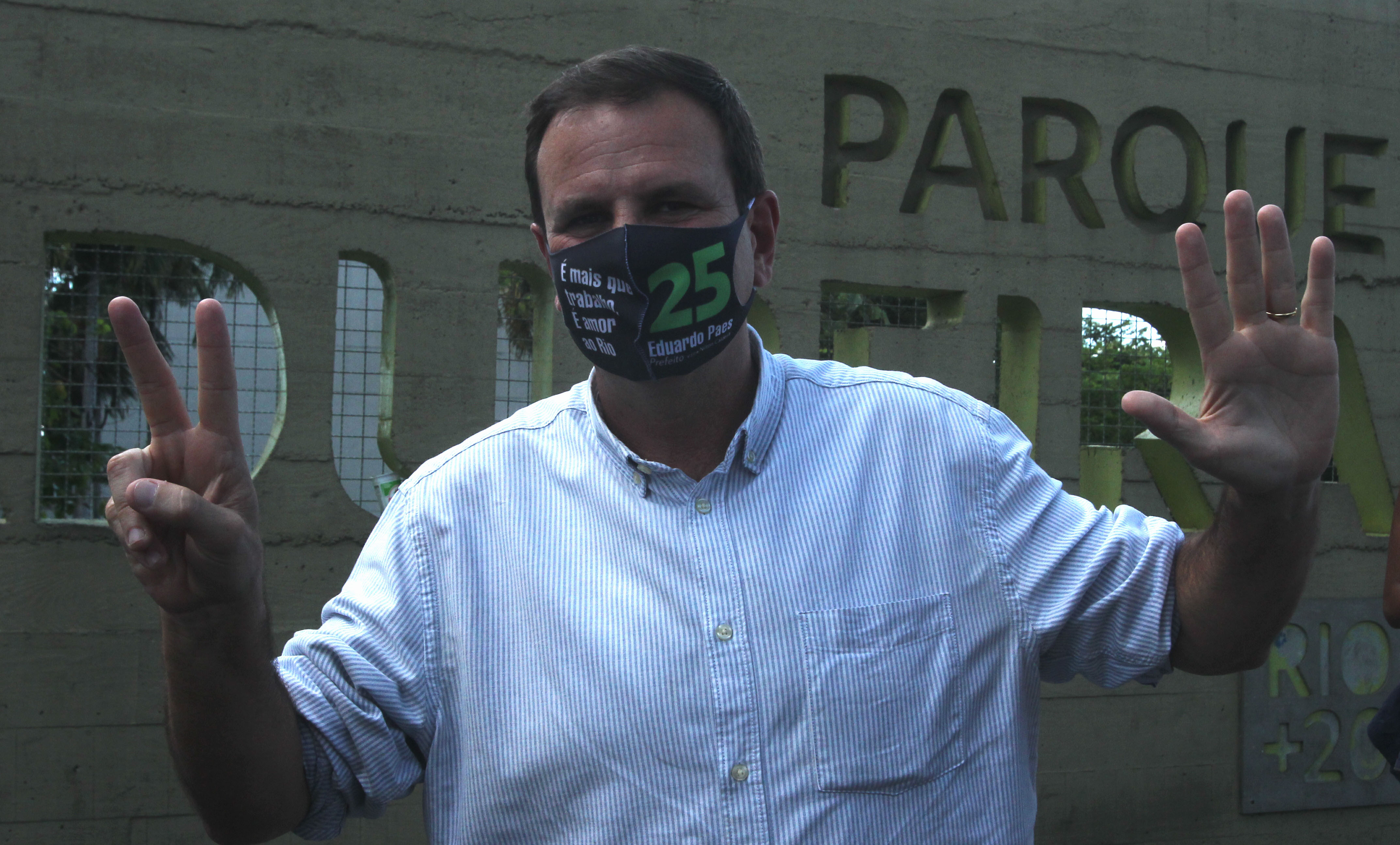 Candidato Eduardo Paes (DEM)