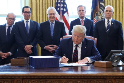 O presidente Donald Trump
