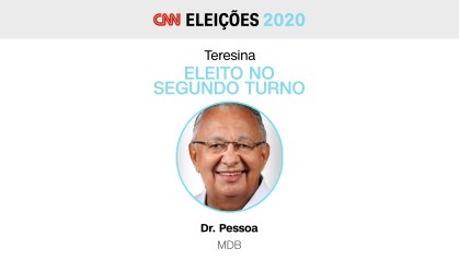 Dr. Pessoa (MDB) é eleito prefeito de Teresina