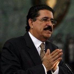 O ex-presidente hondurenho Manuel Zelaya