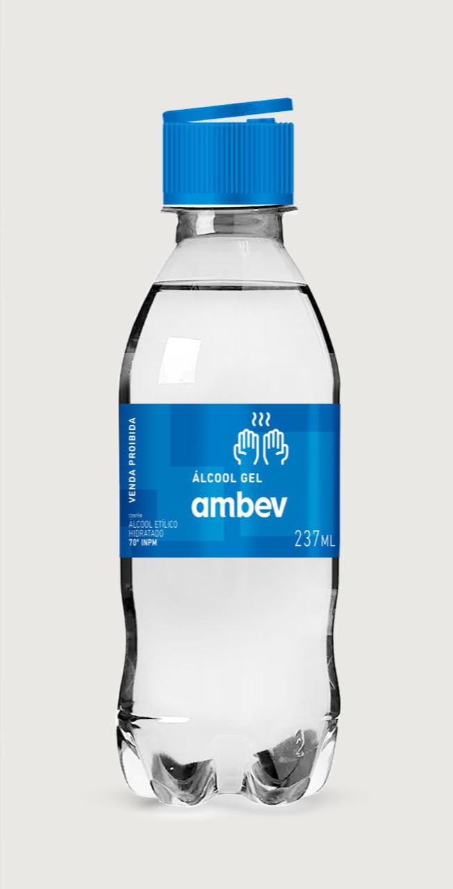 Álcool gel da Ambev