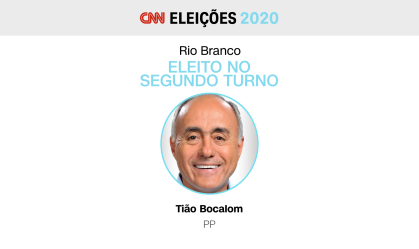 Tião Bocalom (PP) é eleito prefeito de Rio Branco